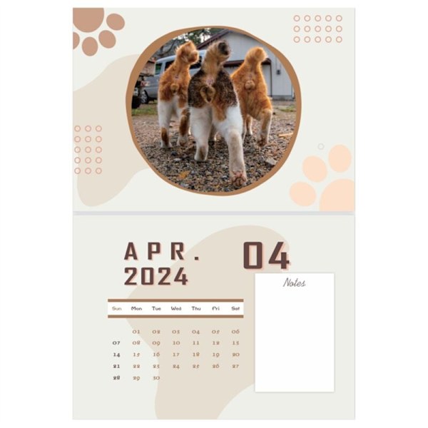 Kissanpeppu-kalenteri 2024 Tuo persoonallisuutta päiviisi