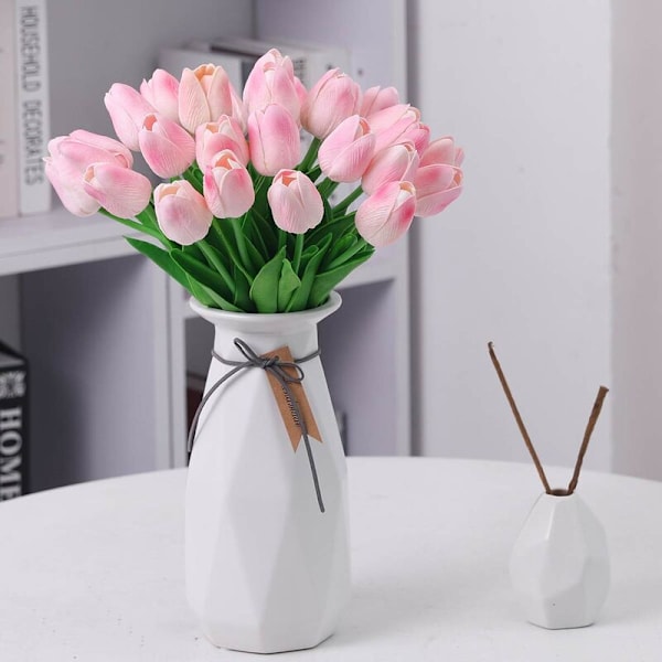 Kunstig Tulipan Blomst Kunstig Blomst Latex Materiale Ekte Berøring Bryllup Soverom Familie Hotell Fest Innendørs Studie Rom DIY Dekorasjon