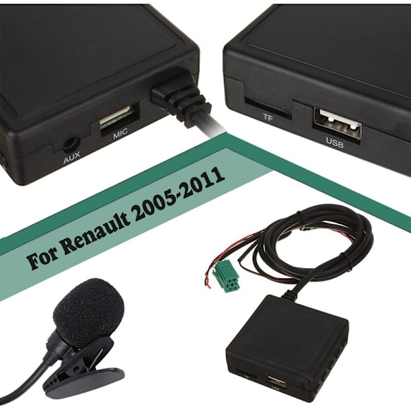 USB Bluetooth Media Mikrofon AUX Stereo Kabel Adapter til 2005-2011