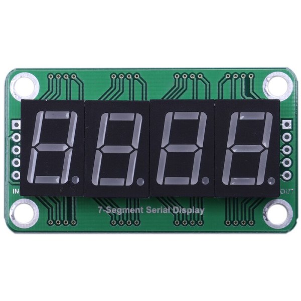Digitalt displaymodul 4-bit statisk display dynamisk realtidsopdatering til