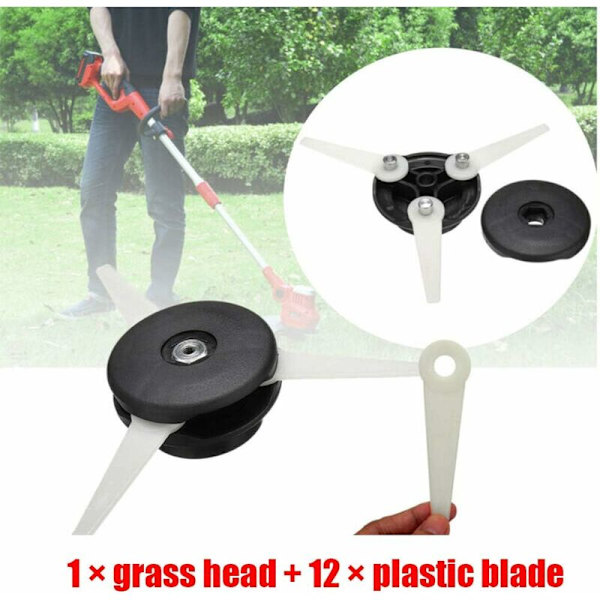 Børsteskjærerhode + 12 klippeblad for STIHL POLYCUT 6-3 FS38 FS40 FS45