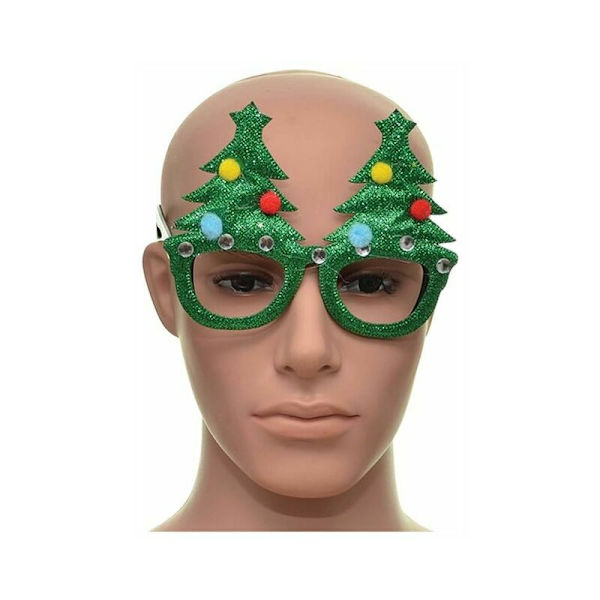 1 par gröna julgranögon