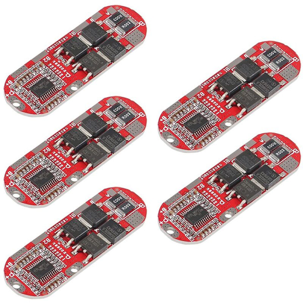 5 kpl BMS 5S 21V 18650 Li-Ion Litium Akun Suojauslevy PCM Polymeeri Lipo Piirin Latausmoduuli