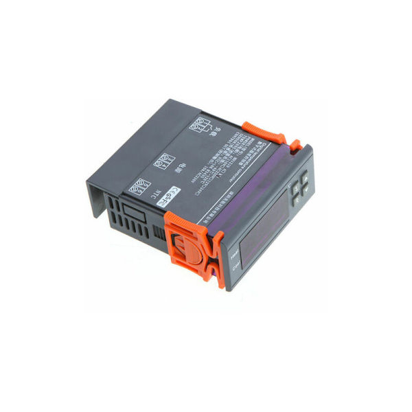 Digital Temperaturregulator - Termostat og Temperaturprogrammer - Termoelement 10A 220V -40 til 120 med Alarmfunktion