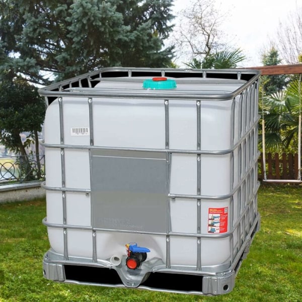 IBC-tankadapter, Universal IBC-tanktapp DN40 62mm, Passar för avtappningskranar, Regnvattenstankar, Reservoarer