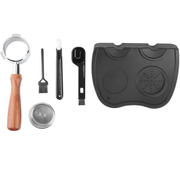 51mm Bottomless Portafilter til Kaffemaskine EC680/EC685, Filterholder Uden Bund, Trækaffehåndtag