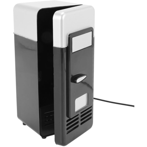 Usb Mini Kylskåp Drip Kall Shpping Frys Usb Mini Kylskåp Bärbar Soda Mini Kylskåp För Bil Svart