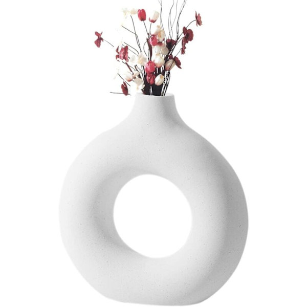 Vas Ornament - Liten Donut [Beige]