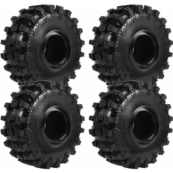 4 st 150MM 2.2 Gummi Stora Däck Hjul Däck för 1/10 RC Crawler Bil Axial Wraith SCX10 Capra TRX4 TRX6 D90
