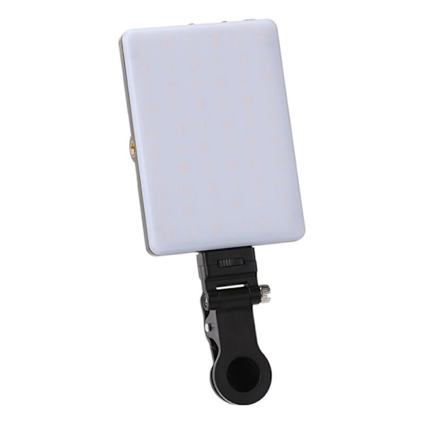 60 LED 2000mAh Monitoiminen Valo Mobiilipuhelimen Täyttövalona Tietokoneen Videoneuvotteluun Valokuvaus Taskulamppu Valo
