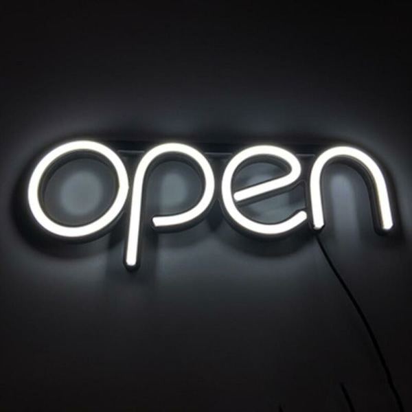 Neon LED-stripe, LED Neon Åpent Skilt Lys Rosa For Bedrift Bar Klubb KTV Veggdekorasjon Kommersiell Belysning