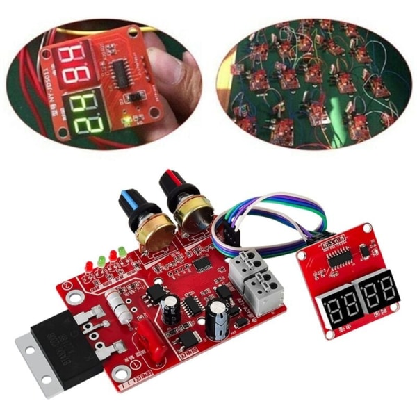 -D01 Kontrollpunkt Sveisemaskin Tid og Kontrollregulering DIY Digital Display (40A)
