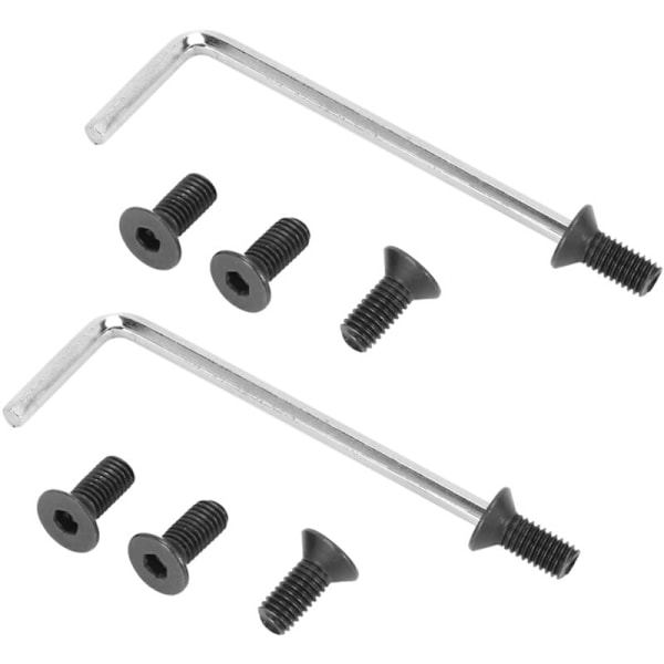 8x Scooter Handlebar Fork Tube Screws with Hexagonal Handle Kits for M365 Es2