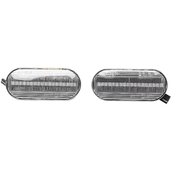 2 kpl LED-sivusuojan vilkkuvalot For Focus Mk2 (valkoinen)