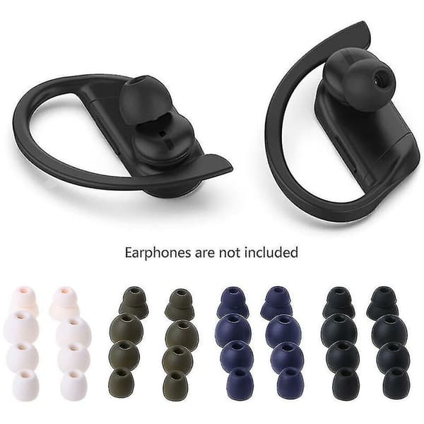 Silikoneørepropper til Powerbeats Pro-hovedtelefoner - Sorte