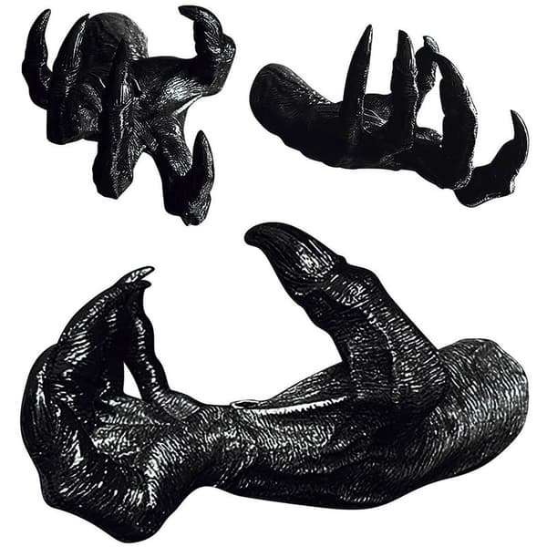 Blå dröm häxhand väggdekor, vardagsrumsväggdekor, monsterhand hängande