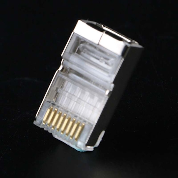 Cat6 RJ45-stik 8P8C modulært Ethernet-kabel Guldbelagt header-stik 6 RJ 45 crimp netværks crimp-stik