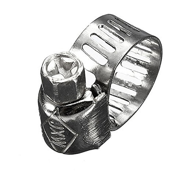 10 x Stångklämmor Bandbredd 8-12mm Slangklämmor