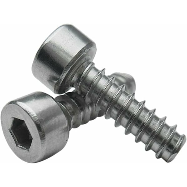 Kestävä 30 kpl M4 itseporautuva ruuvi ruostumaton teräs pyöreä kuusiokolo itseporautuva peltiruuvit kannettava (koko: M5 x 20mm)