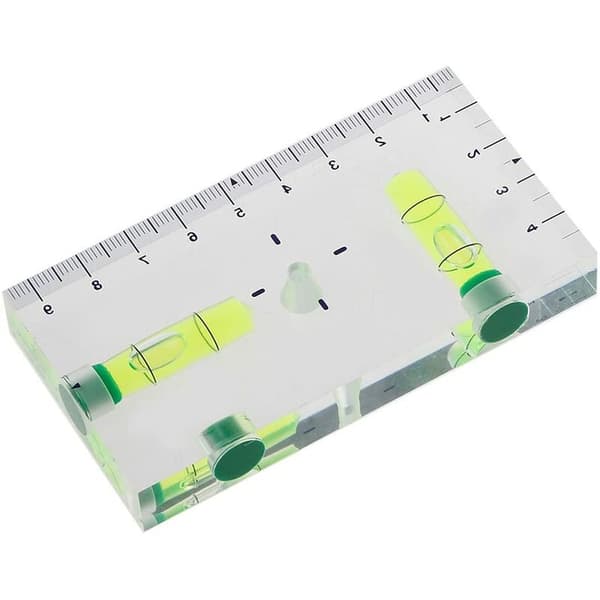 Hög precision mini transparent tvåvägs magnetisk vattenpass
