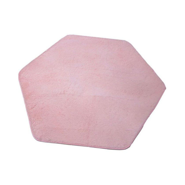 Ultrasoft Matta för Spädbarnsrum, Barnrum, Heminredning, Sovsal, Hexagonmatta för Lekhus, Prinsessatält, Barnlek, Slott, Diameter 4,6 fot