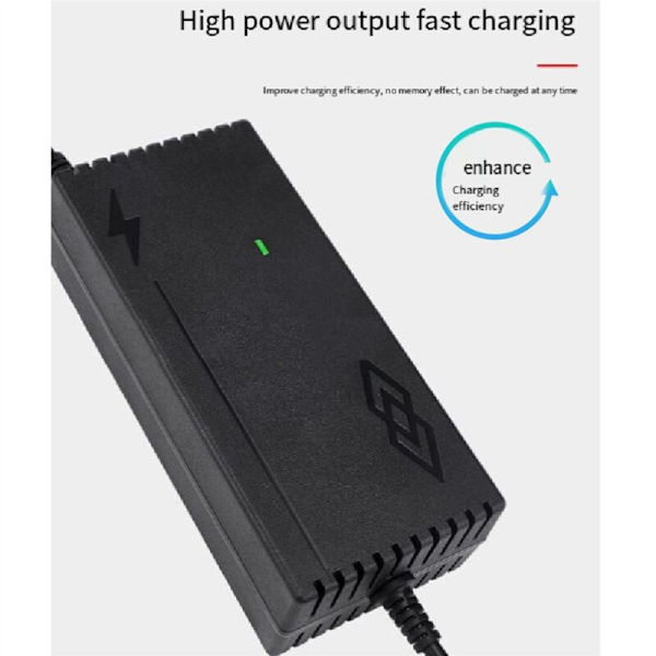 14,6 V 10 A LiFePO4 -akkulaturi 12,8 4S -skootterille, autolle, aurinkoenergian varastoinnille, DC 5,5 x 2,5 mm tuulettimen ja EU-pistokeella
