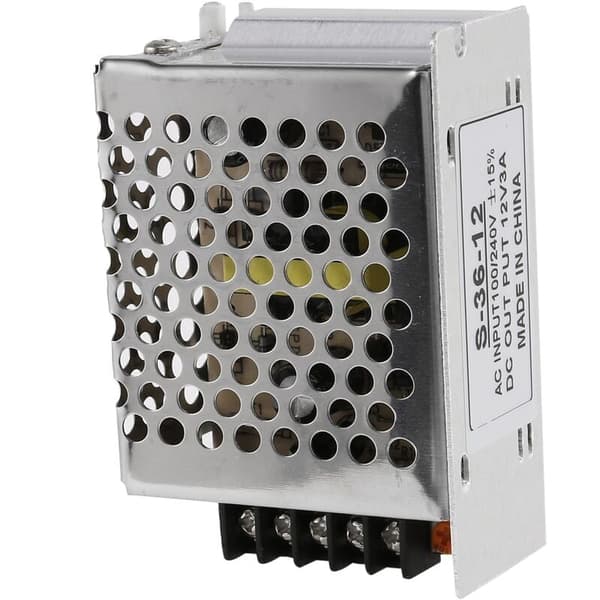 LED-strömställare spänningstransformator från AC 100V 240V till DC 12V 3A 36W