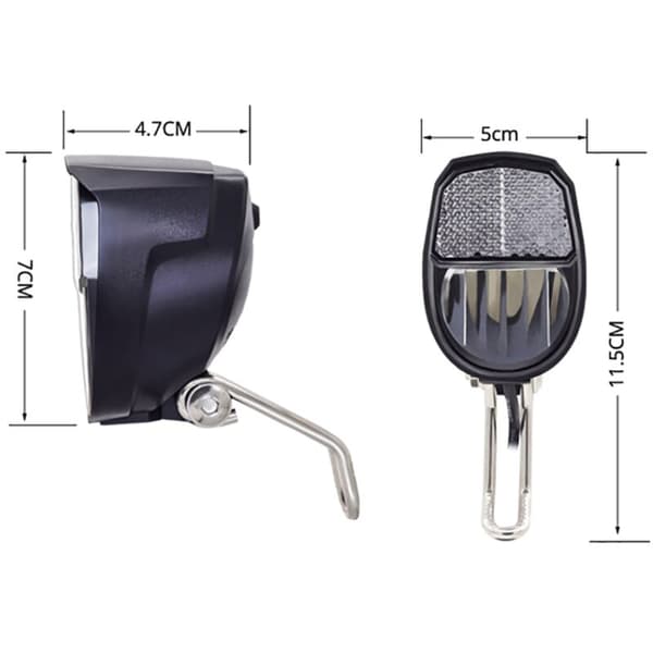 Dynamo sykkel frontlykt AC 6V 3W LED frontlykt tilbehør
