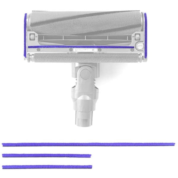 Reservedeler Bunnstripe Fløyelsstripe for Dyson V6 V7 V8 V10 V11 Støvsuger Myk Rullehode Tilbehør