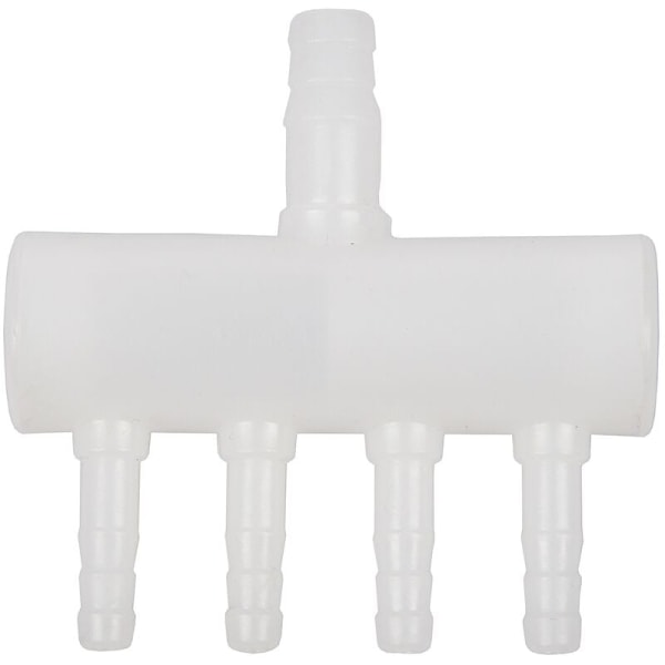 4-veis plastmanifold for akvarieoksygensorør