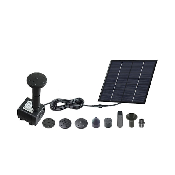 Solcellsvattenpump, solcellsvattenpump kraftpanel kit för damm, fontän pool trädgårdsdamm