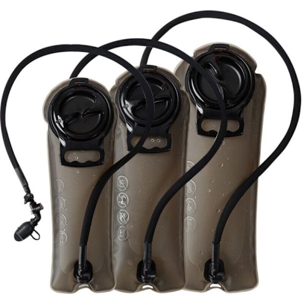 Vattenpåse i TPU-material, brun, storlek L (3 l), solig