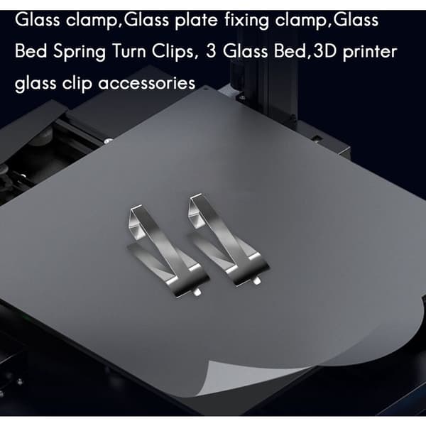 20 stk. Serie Glas Seng Rotation Clips til 3 Pro, 3S, 5 Pro, -20 PRO, -10S Pro 3D-printer