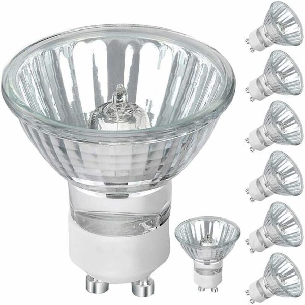 GU10 halogenpære, kvarts halogenpære, 220v, 50w, dimbar smeltet voks lyskilde
