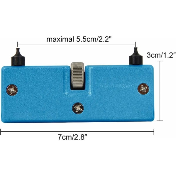 Justerbar klokkeåpner - Verktøy for å åpne baksiden av klokken