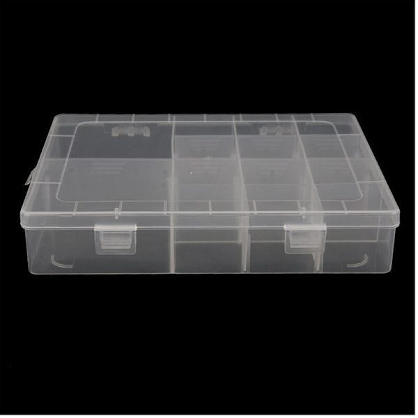 Oppbevaringsboks Smykkeboks Display 14 Rom Justerbar Plast