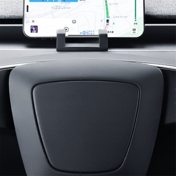 Silikonbiltelefonholder for modell 3 2024-dashbord