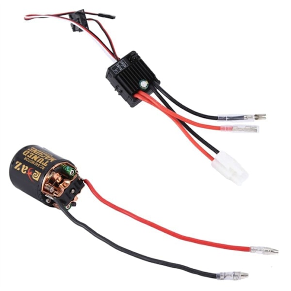 540 45T Børsteløs Motor med 1060 Børsteløs ESC 60A 2-3S Lipo Vandtæt Elektrisk Hastighedsregulator til 1/10 RC Bil
