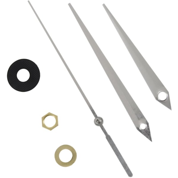 3X DIY Klockmekanism med Hög Vridmoment, Max Urtavla Tjocklek 8mm, Total Axel Längd 20mm (Vit)