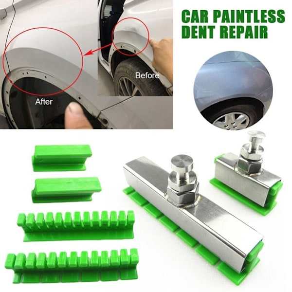 Dent Tools 18X Paintless Dent Puller Tabs med limstaver for stor bulkreparasjon av bilskader