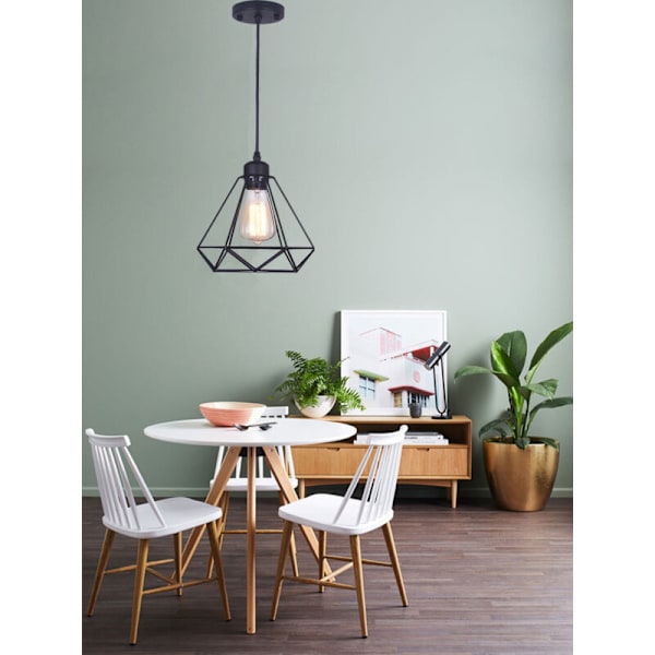 Vintage Industrielle Pendellampe 3 Lampen Kronleuchter Metall und Holz Lampenschirm Ø200mm E27 Deckenleuchte mit Retro Holz für Wohnzimmer Küche Schlafzimmer