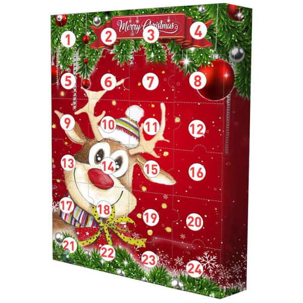 2021 Joulukalenteri lapsille Lomakauden lähtölaskentakalenteri 24 kappaleen mini-ihastuttava hartsi nukke avaimenperä koriste