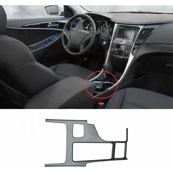 Gearskiftepanel Kopholder Dæksel Trim Bilstyling til 2010-2015