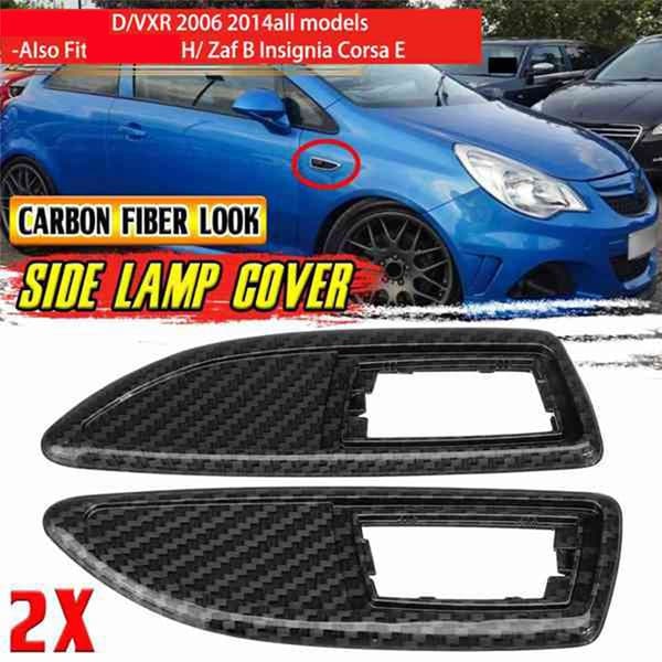 Blank svart sidelyktdeksel for Corsa D VXR H/J Zaf B E 2006-2014