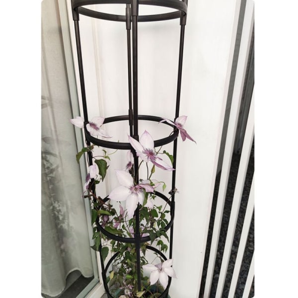 Trädgårdsobelisk, Klätterväxtstöd, Trädgårdsväxtstöd, Blomsterställning Tornformad Trädgårdsbågstöd för Klätterväxter