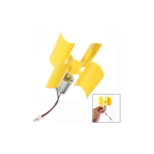 Mini Lodret Vindmølle Generator, Vindgenerator Motor Vindmølle DIY Turbine Model