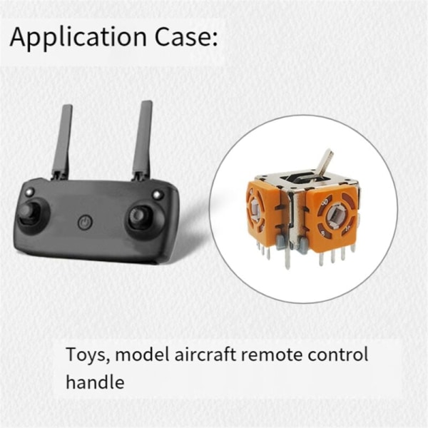 10 modelleringsdele Joystick Potentiometer til 100.000 cyklusser Levetid for Side Styring Hjul Accelerator