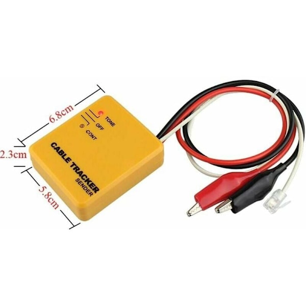 Nettverkskabeltester, elektrisk kabeldetektor, linjelokator, ledningsfinner, sporingsett, RJ11 for nettverkskabel