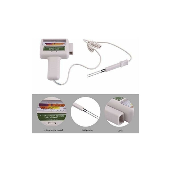 PH Automatisk Klor Tester PH Meter Digital Vannanalysator Spesielt for Svømmebasseng Spa Akvarium