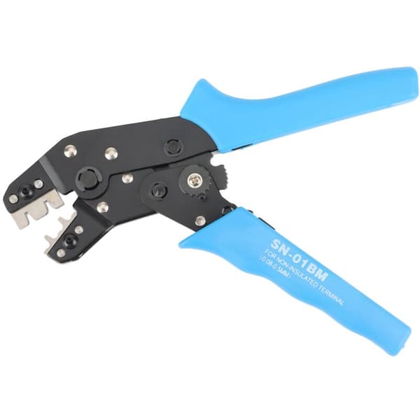 Terminal Crimping Pliers -01BM Multi-Purpose Terminal Crimping Ratchet Press Insert Spring Crimping Pliers